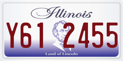 IL license plate Y612455