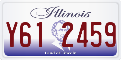 IL license plate Y612459