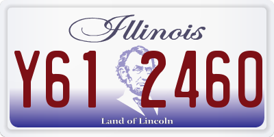 IL license plate Y612460