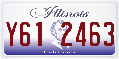 IL license plate Y612463