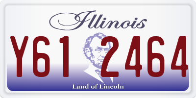 IL license plate Y612464