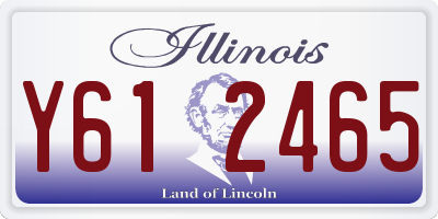 IL license plate Y612465