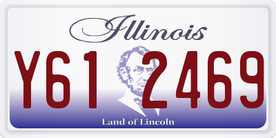 IL license plate Y612469