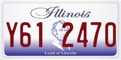 IL license plate Y612470