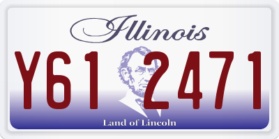 IL license plate Y612471
