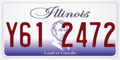 IL license plate Y612472