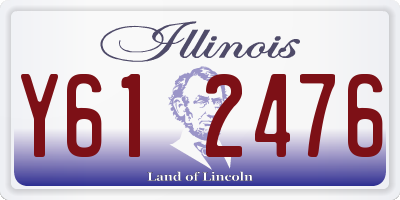IL license plate Y612476