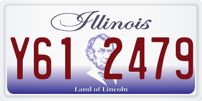 IL license plate Y612479