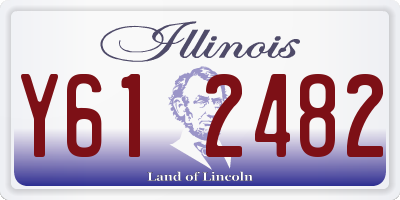 IL license plate Y612482