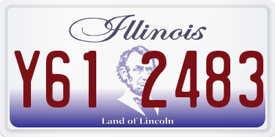 IL license plate Y612483