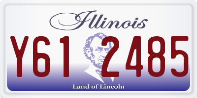 IL license plate Y612485