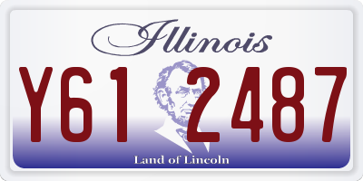 IL license plate Y612487