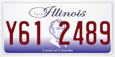 IL license plate Y612489