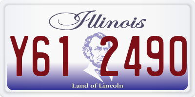 IL license plate Y612490