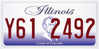 IL license plate Y612492