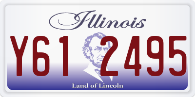 IL license plate Y612495