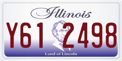 IL license plate Y612498