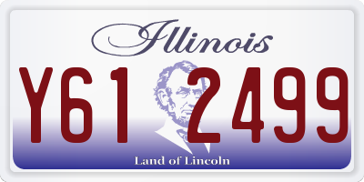IL license plate Y612499