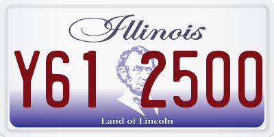 IL license plate Y612500