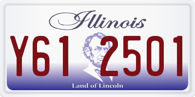 IL license plate Y612501