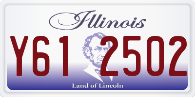 IL license plate Y612502