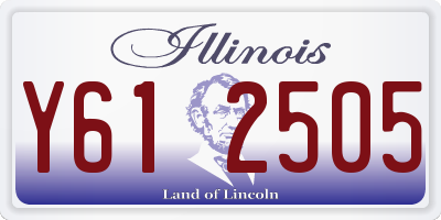 IL license plate Y612505