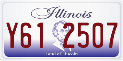IL license plate Y612507