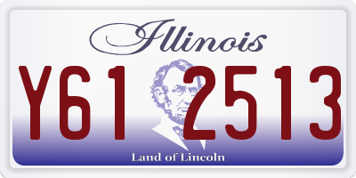 IL license plate Y612513