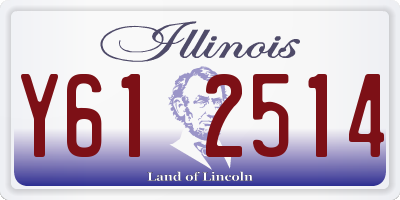 IL license plate Y612514