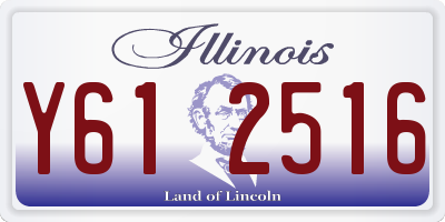 IL license plate Y612516