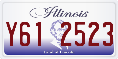 IL license plate Y612523