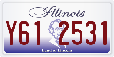 IL license plate Y612531