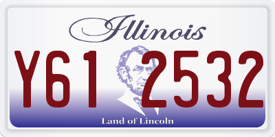 IL license plate Y612532