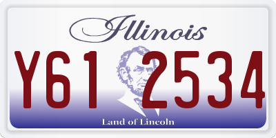 IL license plate Y612534