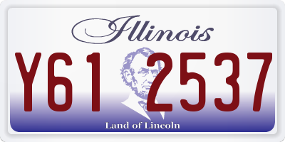 IL license plate Y612537