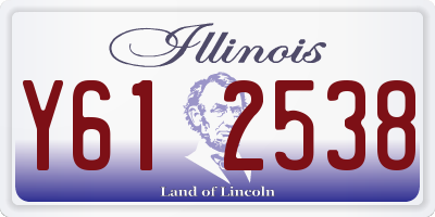 IL license plate Y612538