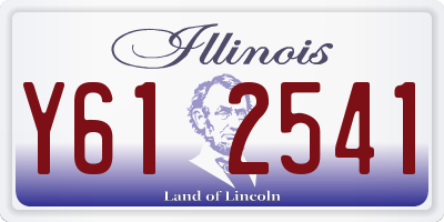 IL license plate Y612541