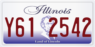 IL license plate Y612542