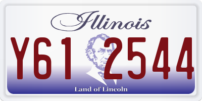 IL license plate Y612544