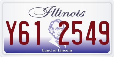IL license plate Y612549