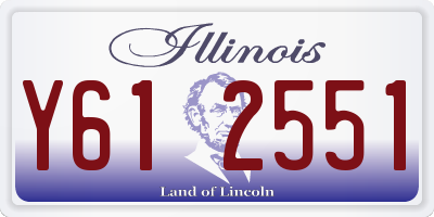 IL license plate Y612551