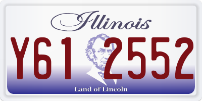 IL license plate Y612552