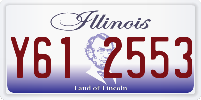 IL license plate Y612553