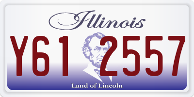 IL license plate Y612557