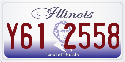 IL license plate Y612558