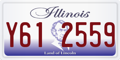 IL license plate Y612559