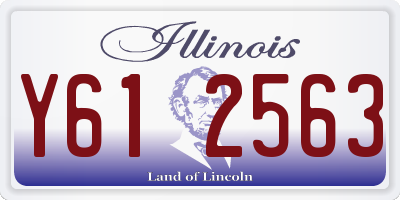IL license plate Y612563