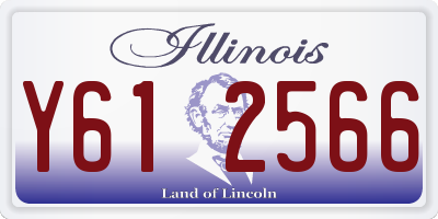 IL license plate Y612566