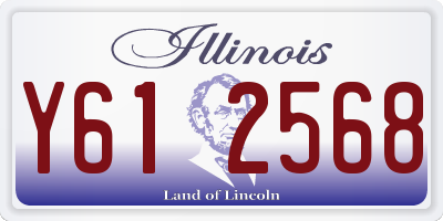 IL license plate Y612568
