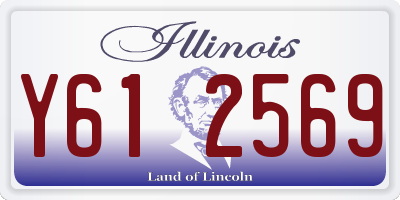 IL license plate Y612569
